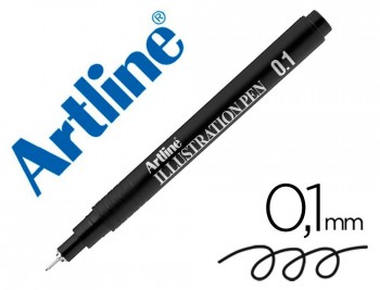 ROTULADOR ARTLINE CALIBRADO MICROMETRICO NEGRO ILLUSTRATION PEN PUNTA POLIACETAL