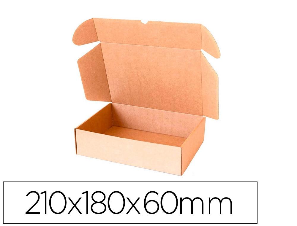 CAJA AUTOMONTABLE Q-CONNECT PARA E-COMMERCE Y REGALO CARTON RECICLADO CANAL SIMPLE 3 MM KRAFT
