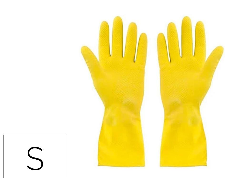 GUANTES DE LATEX SATINADOS CON RELIEVE ANTI DESLIZANTE SIN POLVO PAR