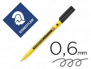 ROTULADOR STAEDTLER NORIS WRITING PEN 307 TINTA BASE DE AGUA PUNTA FINA TRAZO 0,6 MM