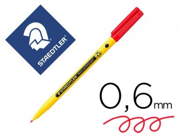 ROTULADOR STAEDTLER NORIS WRITING PEN 307 TINTA BASE DE AGUA PUNTA FINA TRAZO 0,6 MM