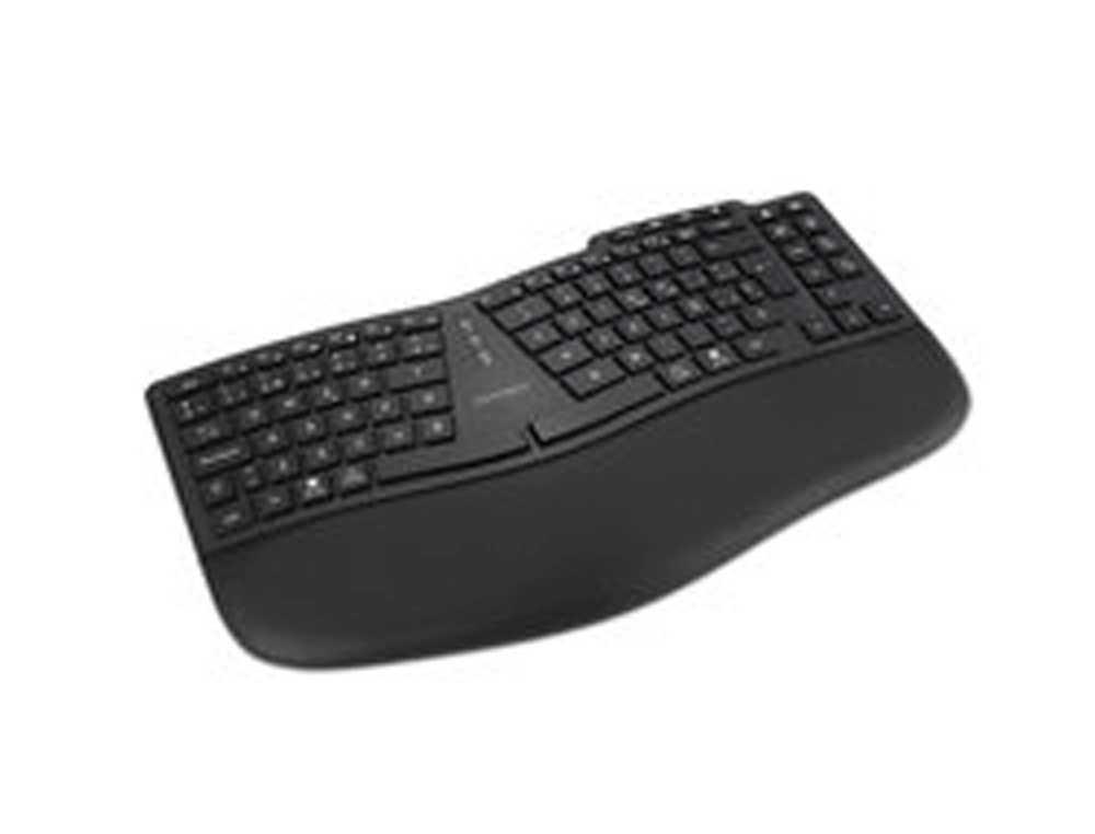 TECLADO KENSINGTON PRO FIT ERGO KB675 EQ TKL ERGONOMICO INALAMBRICO COLOR NEGRO