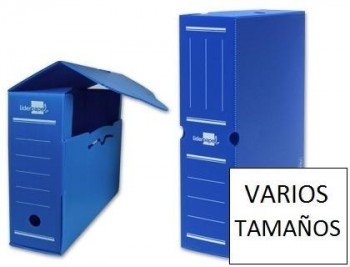 Caja archivo Definitivo Plástico liderpapel  VARIOS COLORES Y TAMAÑOS
