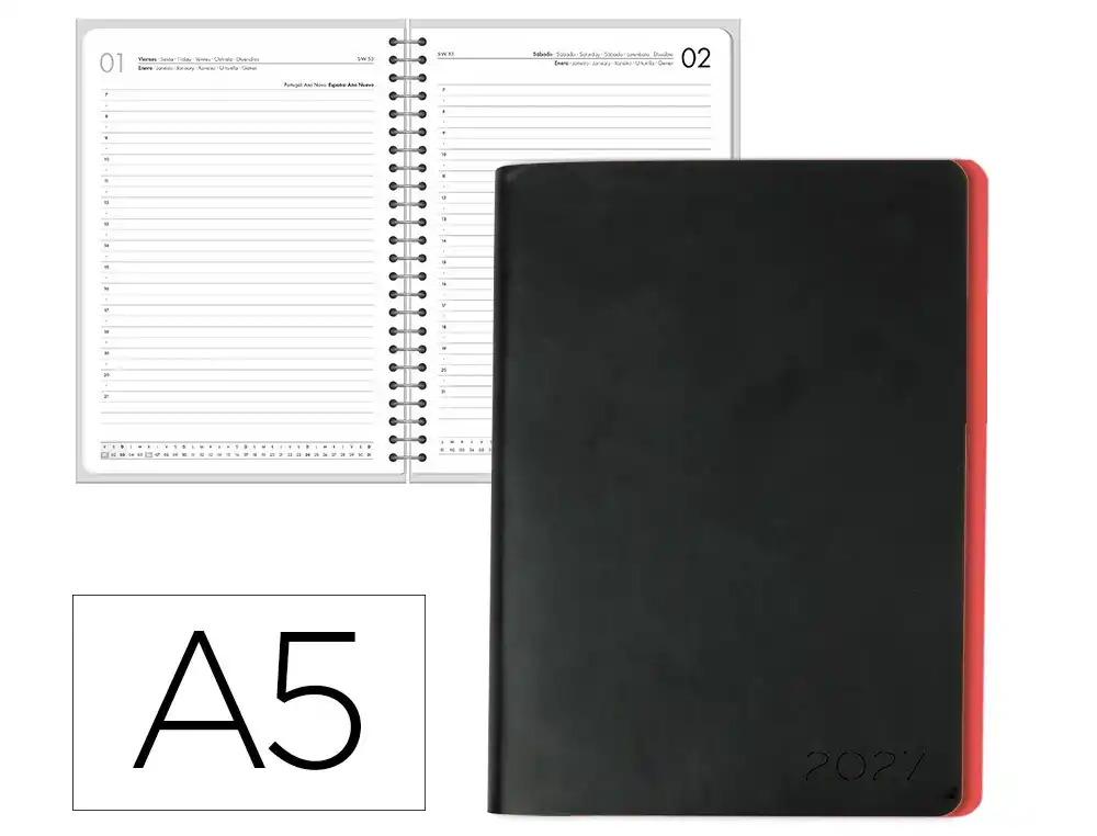 "AGENDA ESCOLAR LIDERPAPEL 2027 ENCUADERNADA SIFNOS ""DIA"" VARIOS COLORES"