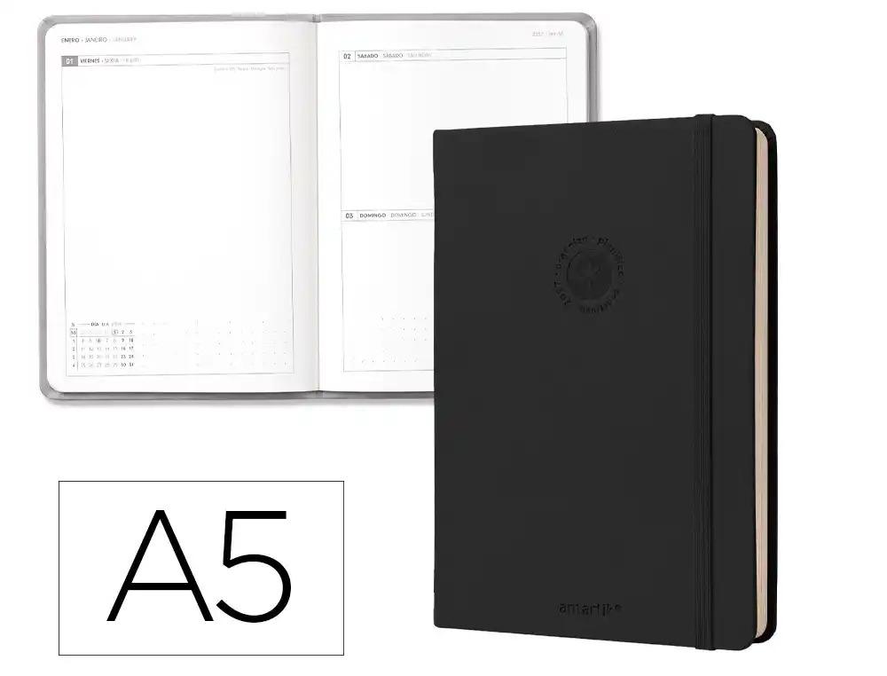 "AGENDA ESCOLAR ANTARTIK 2027 ENCUADERNADA ""DIA"" VARIOS COLORES"