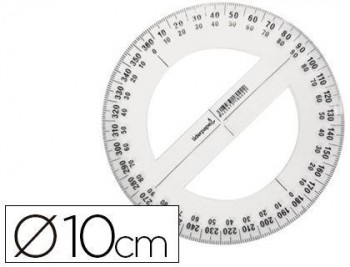 Circulo plastico liderpapel -10 cm