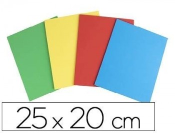 Caucho color plancha 25x20cm -bolsa de cuatro