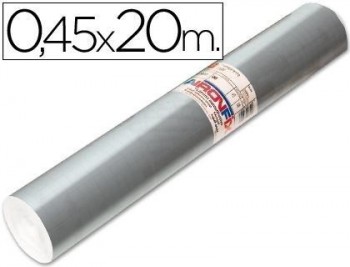 Rollo adhesivo aironfix especial plata 69193 -rollo de 20 mt