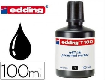 Tinta rotulador edding t-100 frasco de 100 ml VARIOS COLORES