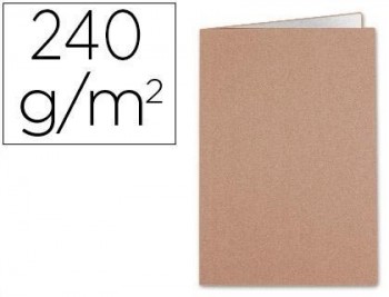 Subcarpeta Liderpapel Kraft interior blanco 240g/m2 VARIOS TAMAÑOS