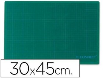 Plancha para corte q-connect -tamaño 300x450 mm a3 -verde