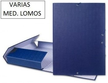 Carpeta proyectos liderpapel FOLIO cartón forrado COLORES VARIADOS Y VARIOS LOMOS