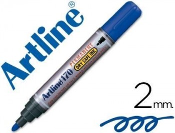 Rotulador artline marcador permanente 170 -punta redonda 2mm -antisecado VARIOS COLORES