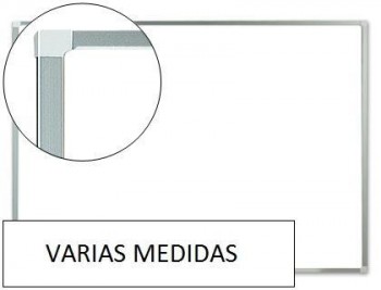 Pizarra blanca q-connect lacada" MAGNETICA"marco de aluminio VARIAS MEDIDAS