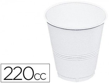 Vaso de plástico 220 cc paquete 100