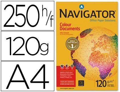 Papel fotocopiadora navigator 120 gramos -paquete de 250 hojas