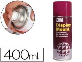 Pegamento scotch spray display mount 400 ml adhesivo permanente