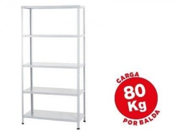 Estanteria metalica ar storage 180x90x40 cm 5 estantes 80 kg por estante