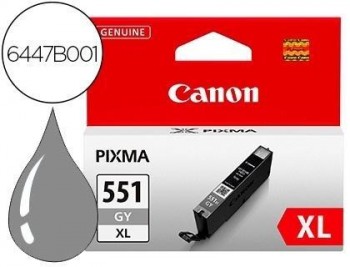 Ink-jet canon 551 xl pixma ip7250 / mg5450 / mg6350 gris