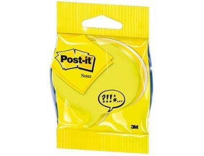 Blister papeleria 3m 2007sp cubo de notas post-it troquelado bocadillo 3 colores neon
