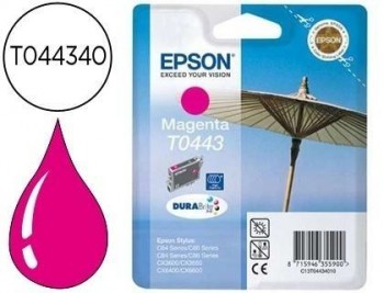 Ink-jet epson stylus c64 66 84 86, cx3600 3650 6400 6600 magenta alta capacidad durabrite,13ml.