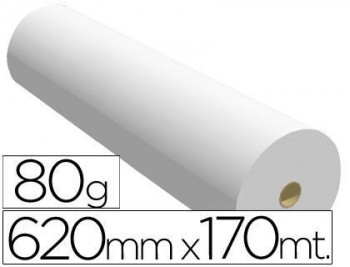 Papel reprografia ppc para planos 620x170mt 80gr