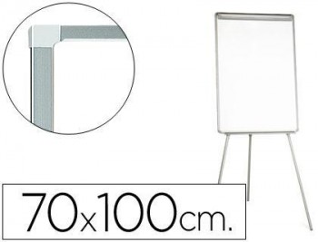 Pizarra blanca q-connect con tripode 70x100 cm para convenciones escritura directa VARIAS SUPERFICIE