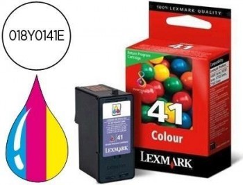 Ink-jet lexmark z1520, x4850/6570/9570 tricolor retornable n.41 -210pag-