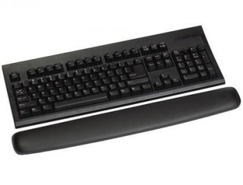Reposamuñecas 3m para teclado wr320le negro en piel