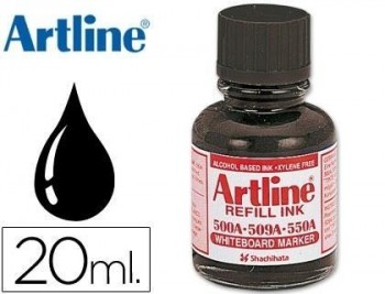 Tinta artline para rotulador pizarra blanca 500-a frasco de 20 ml VARIOS COLORES