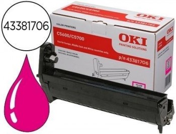 Tambor oki c5600/5700 magenta 20000 pag