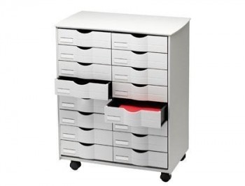 Mueble auxiliar fast-paperflow para oficina