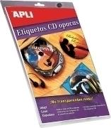 ETIQUETAS ADHESIVAS PARA CD - ACABADO GLOSSY