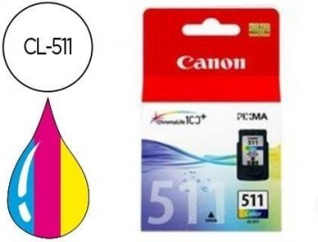 Ink-jet canon cl-511 color pixma mp240/260/480