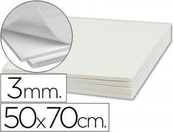 Carton pluma liderpapel adhesivo 1 cara espesor 3 mm