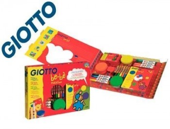 Set giotto bebe maxi rotuladores+lapices+pasta modelar+cuaderno