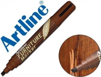 Rotulador artline marcador permanente ek-95 furniture walnut nogal punta biselada 2,0-5,0 mm en blis