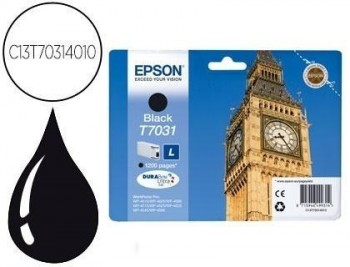 Ink-jet epson stylus t7031 negro l wp-4000/4500 capacidad 1200 pag