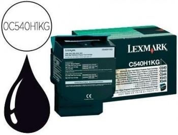 Toner lexmark acc540/43/44 x543/44 negro capacidad 2500 pag