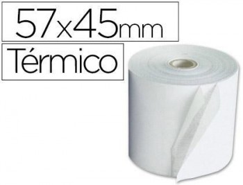 Rollo termico 57x45x11mm 58 grs bisfenol a