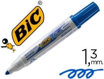 Rotulador bic velleda para pizarra Blanca punta redonda 1,3 mm VARIOS COLORES