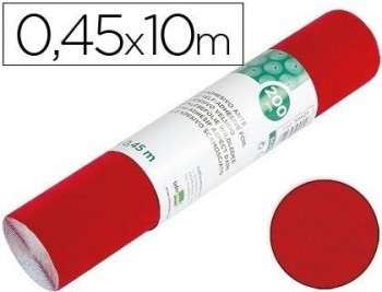 Rollo adhesivo liderpapel especial ante rojo rollo de 0,45 x 10 mt