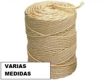 Cuerda sisal 3 cabos liderpapel rollo VARIAS MEDIDAS