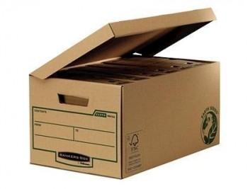 Cajon Fellowes carton Reciclado para almacenamiento de archivadores
