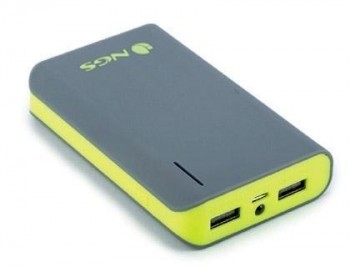 Bateria auxiliar ngs portatil para tablets smartphone y camaras digitales con 2 puertos usb capacida