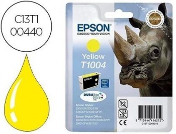 Ink-jet epson stylus office t1004 b40w / bx600fw / sx600fw amarillo 815 pag