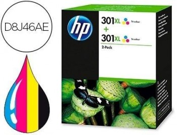 Ink-jet hp 301xl deskjet 1000 / 1050 / 2000 / 2050 / 2510 / 3000 / 3050 / 3052 / 3054 tricolor pack 