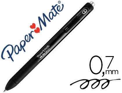 Boligrafo Paper Mate Inkjoy retractil gel pen trazo 0,7 mm VARIOS COLORES
