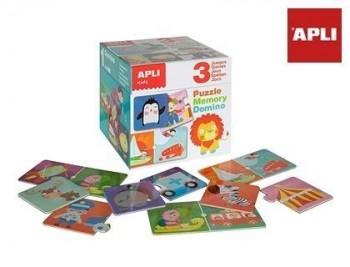 Puzle apli memory & domino games 90 piezas