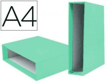 Caja archivador liderpapel de palanca carton "A/4"  LOMO 75 / 82 mm VARIOS COLORES